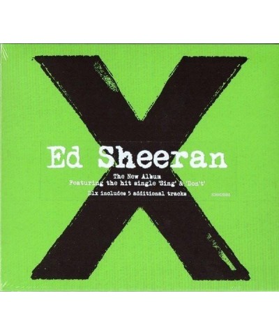 Ed Sheeran X CD $8.36 CD
