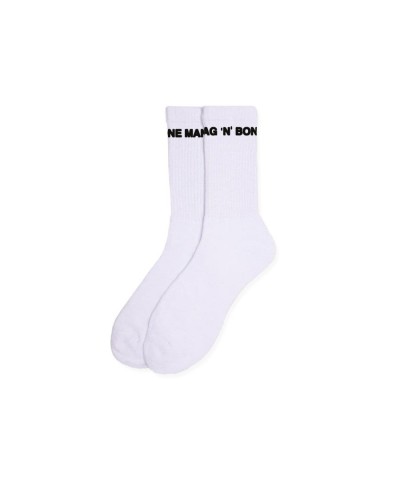 Rag'n'Bone Man Logo White Socks $8.10 Footware