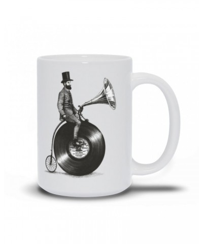 Music Life Mug | Riding The Gramophone Mug $4.04 Drinkware