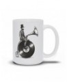Music Life Mug | Riding The Gramophone Mug $4.04 Drinkware
