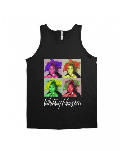 Whitney Houston Unisex Tank Top | Pop Art Album Design Distressed Shirt $5.76 Shirts