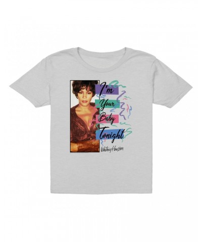 Whitney Houston Kids T-Shirt | I'm Your Baby Tonight Pastel Party Kids T-Shirt $7.76 Kids