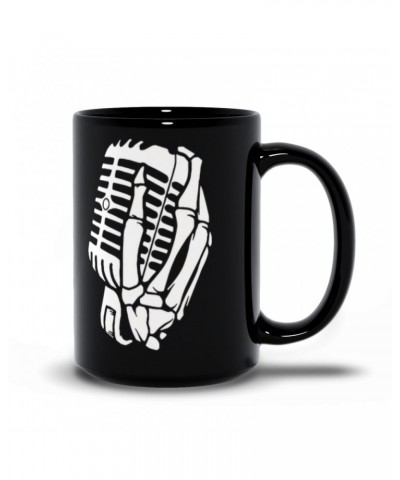 Music Life Mug | Skelehands On The Mic Mug $13.19 Drinkware